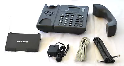$70 • Buy WiFi Voip 3 Line Business Phone System Flyinvoice FIP11CP Black   