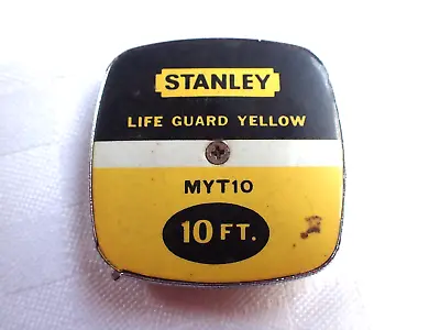 Vintage Stanley Life Guard Yellow Myt10 10ft. Tape Measure • $9.99