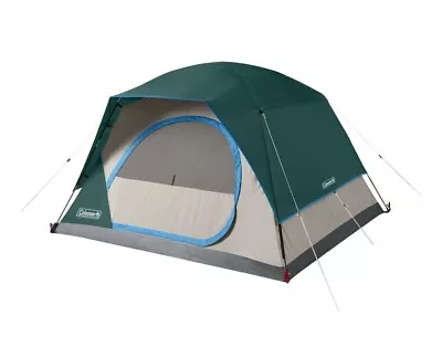 New Coleman 4-Person Skydome Camping Tent Evergreen Free Ship • $64.99