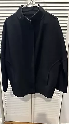 VINCE Dark Navy Wool Jacket Zip Women’s Size XS • $80