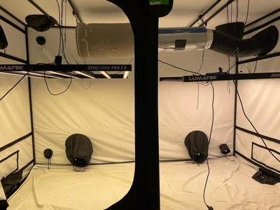 £1400 • Buy Grow Tent Kit - Lumatex Zeus 600W Pro Light X2 - 8 Inch Fan & Carbon Filter 