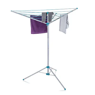 £34.95 • Buy Minky Free Standing Indoor Outdoor Rotary Airer 15m Silver Ideal For Camping 