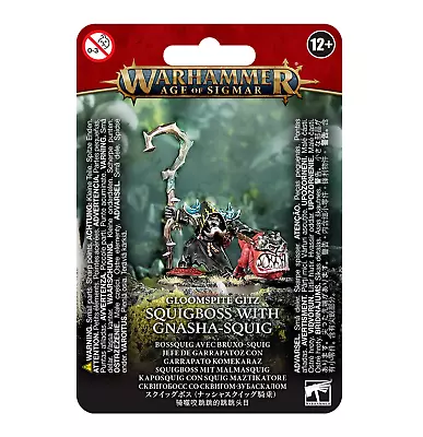 Gloomspite Gitz Squigboss With Gnasha-squig BRAND NEW SEALED • £18