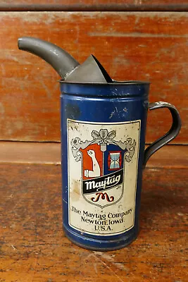 Vintage Maytag Company Multi-Motor Fuel Mixing Can W/ Pour Spout - Nice Shape! • $124.95