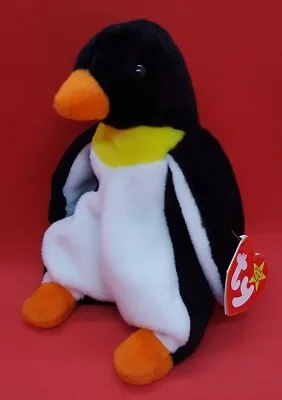 TY 1995 WADDLE The PENGUIN BEANIE BABY - MINT With MINT TAGS • $3.95