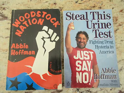 Abbie Hoffman - Woodstock Nation - Steal This Urine Test - First Editions • $43.46