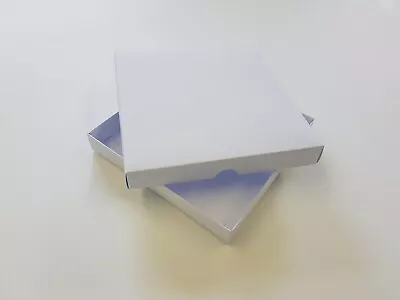 10  8 X8  Greeting Card Boxes Gift Boxes White Boxboard. Free Delivery  • £12.18