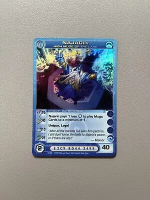 $1500 • Buy Chaotic NAJARIN HIGH MUGE OF THE LAKE Card - Max E - 4 Max Stats - Ultra Rare