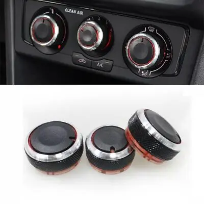 3Pcs Switch Knobs Heater Climate Control Buttons For VW Polo MK4/MK5 9N 9N3 6R • $28.19