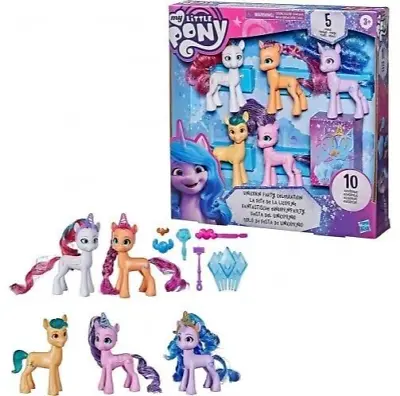 My Little Pony - Movie Unicorn Party Celebration Set Of 5 Action Figures • £18.99