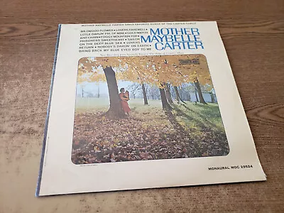 1960s MINT-EXC Mother Maybelle Carter Sings Favorite Songs 29524 LP33 • $10.19