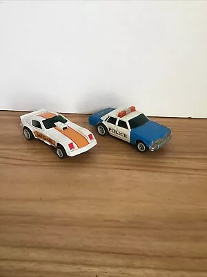 Vintage 1978 Matchbox Speedtrack Race And Chase Slot Cars Police Pontiac Set • $9.99