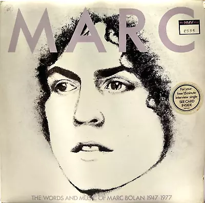 Marc Bolan - The Words And Music Of Marc Bolan 1947 - 1977 - UK Vinyl - HIFLD-1 • $19.99