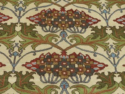 $958.20 • Buy 8'x10' New William Morris Hand Knotted Wool Arts & Crafts Oriental Area Rug