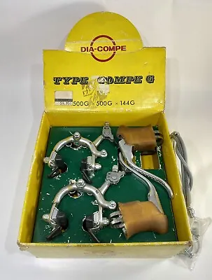 NOS 1983 Dia Compe Gran Compe 500 G Brake Set Levers Calipers Cables Vintage 83 • $169