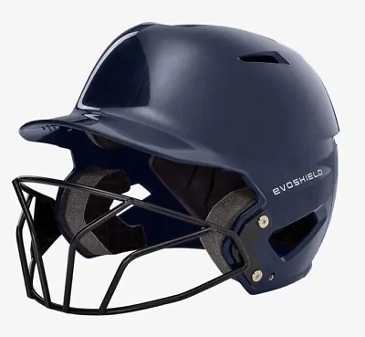 Evoshield XVT Scion Navy Semi Gloss Finish Softball Batting Helmet With Facemask • $19.95