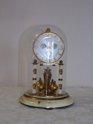 £4.99 • Buy Vintage Koma Dome Clcok Konrad Mauch Clock With Glass Dome