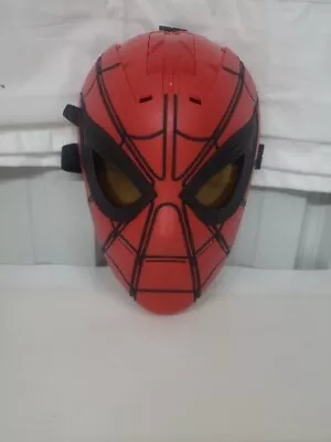 Disney Marvel Studios Spider-Man Glow FX Hasbro Mask Halloween Lights Works • $10.99