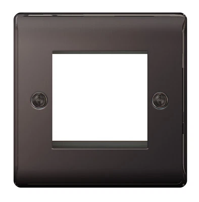 £5.99 • Buy Bg Nexus Decorative Light Switches & Sockets Black Nickel Range Black Inserts