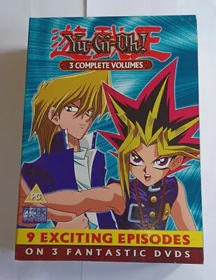 Yu Gi Oh! 3 Complete Volumes Dvd Box Set New Unwatched Not Sealed Region 2 • £6