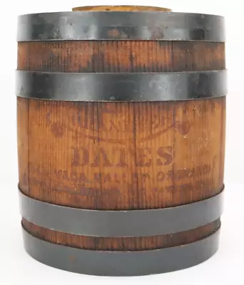 Vintage Vaca Valley Orchard California Wooden Oak Barrel 6.5  • $125
