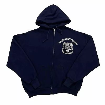 Vintage 90s New York Police Sweatshirt Medium Faded Distressed NYC NYPD Crewneck • $49.99