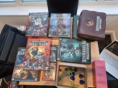 Warhammer Underworlds Collection - Warbands Boards Dice - Many OOP Items • £200