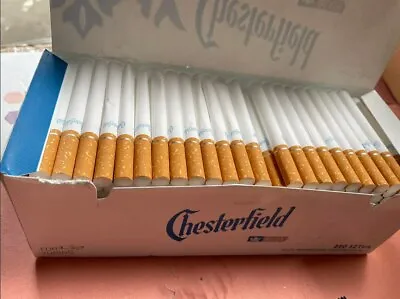 £11.97 • Buy 1000 4x250 Chesterfield BLUE Empty Cigarette Tubes Filters PHILIP MORRIS