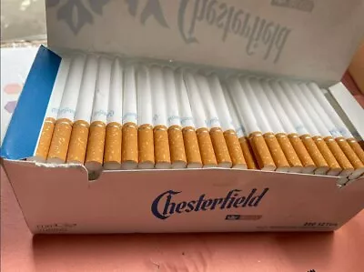 £11.97 • Buy 1000 4x250 Chesterfield BLUE Empty Cigarette Tubes Filters PHILIP MORRIS