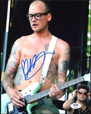 Matt Skiba Alkaline Trio Blink 182 Nine California Signed 8x10 Photo PSA A3 • $89.99