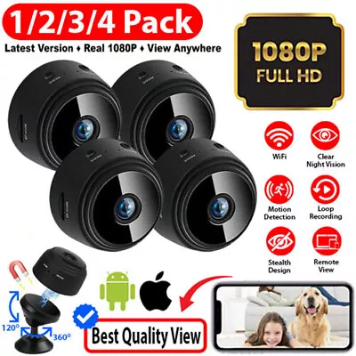Mini Wireless Hidden Spy Camera Wifi IP Home Security 1080P HD Night Vision Cam • $19.88