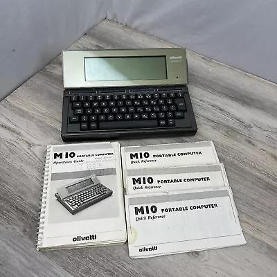 PC PERSONAL COMPUTER OLIVETTI M10 1983 VINTAGE Very Rare With Manuals For Parts • $289