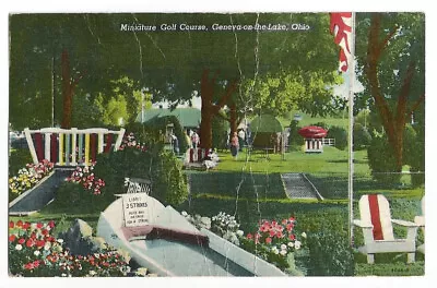 Geneva On The Lake Ohio OH Postcard Miniature Golf • $2.49
