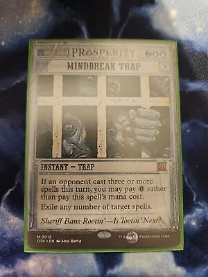 MTG Mindbreak Trap  - Breaking News • $17.04