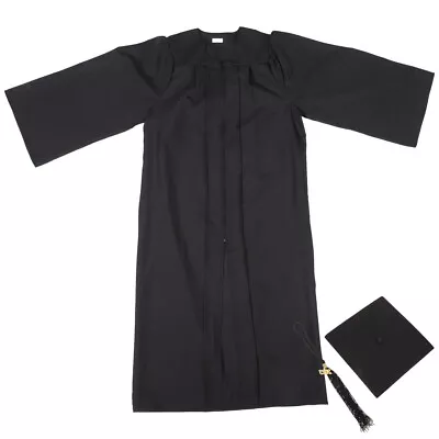  Graduation Dress Gown And Hat College Academic Photo Props Mens Black Suits • £23.88