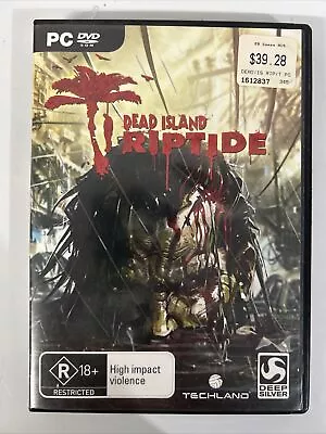 Dead Island Riptide 2013 PC DVD Game Deep Silver - R18+ - Like New Condition • $14.82