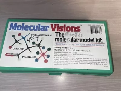 1996 Molecular Visions By Darling Models The Flexible Molecular Model Kit • $10