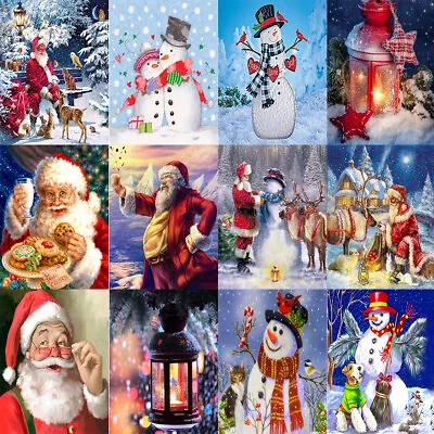 $7.09 • Buy DIY Full Drill 5D Diamond Painting Xmas Embroidery Craft Kit Art Home Decor 