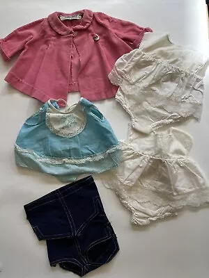 Vintage 60's Tiny Chatty Baby Doll Clothes Slips Romper Coat Lot Mattel TLC • $5.98