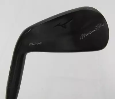 Used LH Mizuno Fli Hi Black 2 Utility Driving Iron SteelFiber Stiff F4 • $176.50