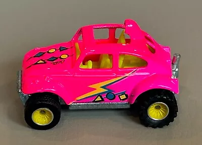 Hot Wheels 1990 California Custom Pink VW Volkswagen Baja Bug Beetle Real Riders • $14.99