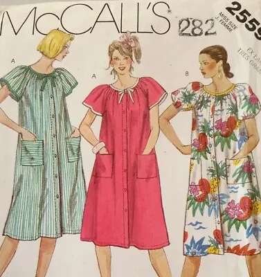 Vintage Sewing Pattern McCall's 2559 House Dress Size XL Uncut 1986 • $12.49