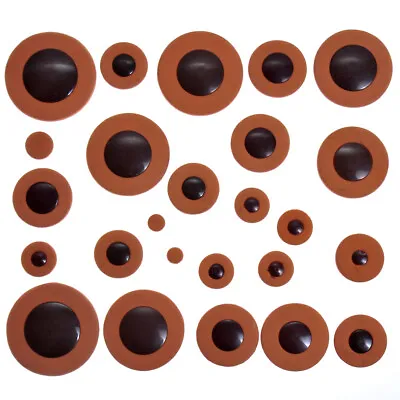 Deluxe Tenor Leather Saxophone Pads Woodwind 25pcs For Yamaha Size Replacement • £15.59