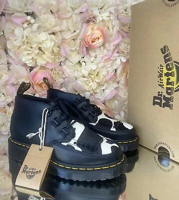 £139 • Buy Dr Martens Ramsey Chukka Creeper Leather Cow Print Boots Shoes UK 4 NEW **RARE**