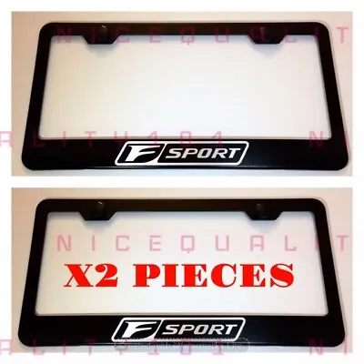 2X F Sport Lexus Stainless Steel Metal Finished License Plate Frame Holder • $21