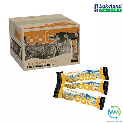 LAKELAND UHT OAT In A STICK  Individually Packed 100% 10ML LONG LIFE VEGAN MILK • £17.99