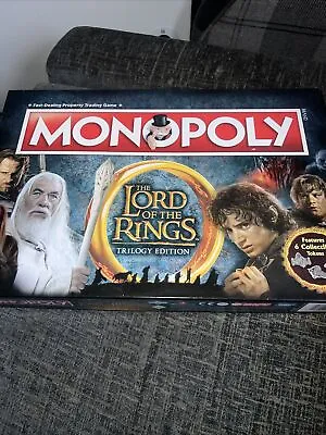 Monopoly Lord Of The Rings Trilogy Edition Board Game 2017 Hasbro Collectable • £14