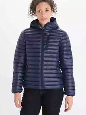 NWT Marmot Avant Featherless Hooded Jacket Arctic Navy $225 • $114.99