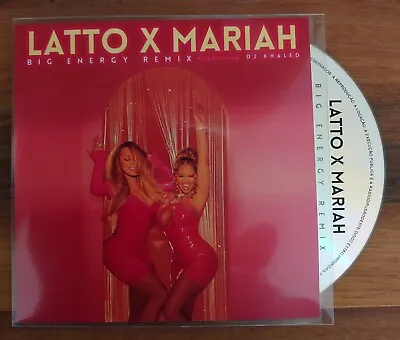 Latto X Mariah  Big Energy Remix Ft Dj Khaled  New 2 Track Mariah Carey Cd Promo • $12.32