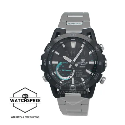 Casio Edifice SOSPENSIONE Bluetooth® Stainless Steel Band Watch ECB-40DB-1A • $192.39